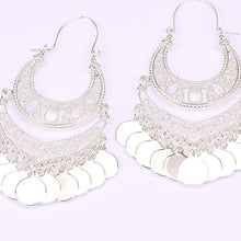 Silver Filigree Cast Dangle Earrings