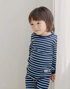 Navymint Kids Colorful Striped Pajamas Set