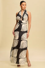 Black-Ivory Nepal Halter Dress