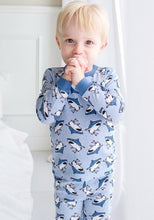 Blue King Shark Pajama Set