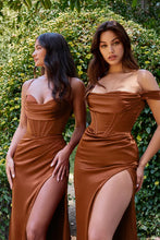 Sienna Corset Cowl Satin Gown