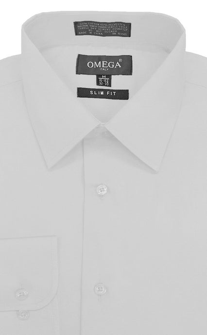 White Slim Fit Dress Shirt