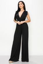 Black The Patricia Super Soft Deep V Wide-Leg Jumpsuit