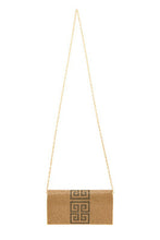 Gold Party Night Club Rhinestone Pave Clutch