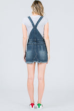 Medium Denim Stretch Denim Overall Skirt
