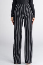 Black/White Pants High Waisted Stripped Pants