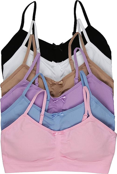 Girls’ Basic Pack of 6 Training Bras