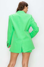 Green Suit Jacket & Skirts Set