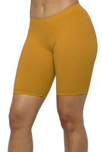 Solid Biker Shorts