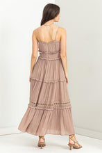 Taupe Forever Us Ruffle Tiered Maxi Dress