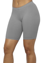 Solid Biker Shorts