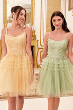 Champagne Gold Pleated A-Line Short Dress