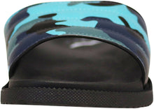 Men'S Slide Sandal Blue Camo