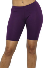 Solid Biker Shorts