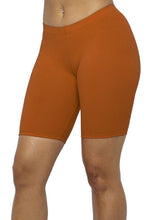 Solid Biker Shorts