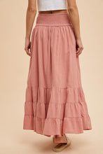 Desert Rose Smocked Ruffled Skirt