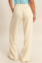 Alpaca Elastic Waist Wide-leg Pants