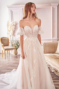 Off White Nude Willow Bridal Gown