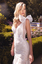 Off White Nude Vika Lace Mermaid Wedding Gown
