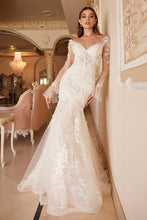 Off White Nude Giselle Wedding Gown