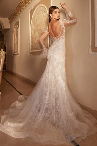 Off White Nude Giselle Wedding Gown