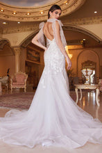 Off White Nude Lace Tulle Wedding Dress