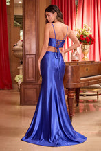 Royal Two Piece Satin Fitted Gown