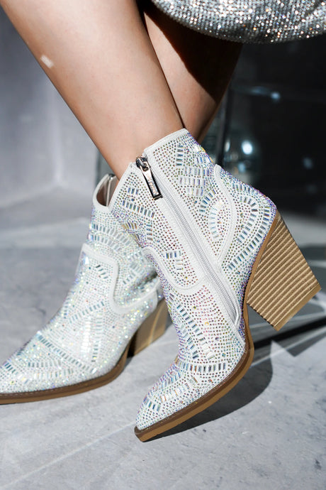 Silver 3 Colors Booties