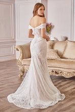Off White Nude Jolie Lace Bridal Gown