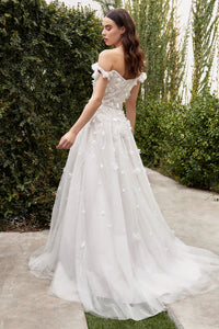 Off White Hanna Blossom Wedding Gown