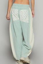 Pale Sage Textured Twill With Dart Detail Solid Pants