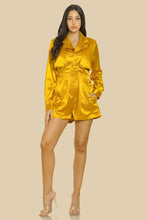 Mustard Jacket Style Romper