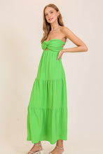 Green Brunch Babe Cutout Airflow Maxi Dress