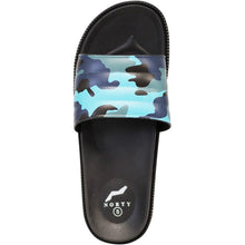 Men'S Slide Sandal Blue Camo