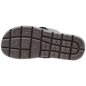 Mens Memory Foam Sandal Charcoal