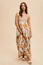Bran Resort Border Print Maxi Dress