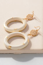 Donut Wood Hoop Earrings