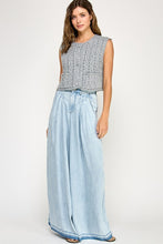 Heather Grey Cable Knit Button Front Sleeveless Vest