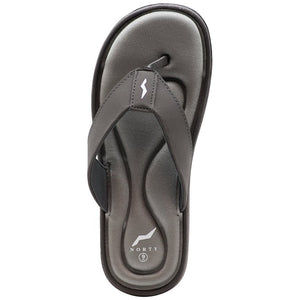 Mens Memory Foam Sandal Charcoal