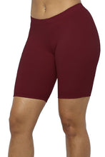 Solid Biker Shorts