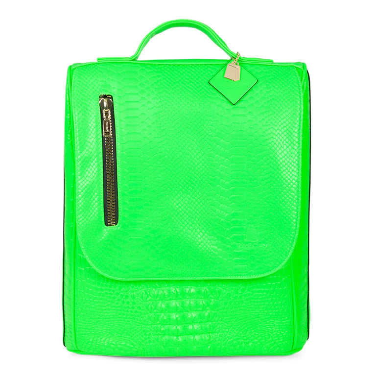 Neon green backpack hot sale