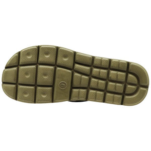 Mens Memory Foam Olive/Brown