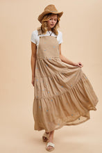 Khaki All Over Embroidered Skirtall