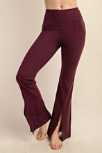 Cassis Recycled Butter High Waist Full Length Flared Legg