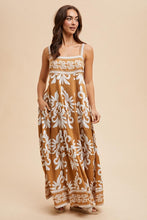 Bran Resort Border Print Maxi Dress