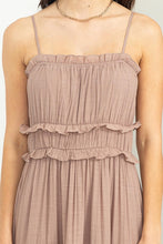 Taupe Forever Us Ruffle Tiered Maxi Dress