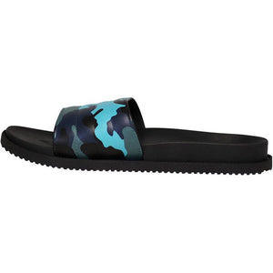 Men'S Slide Sandal Blue Camo