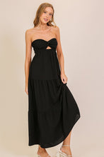 Black Brunch Babe Cutout Airflow Maxi Dress