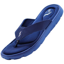 Mens Memory Foam Sandal Navy