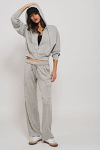 Lt H Grey Accent Cargo Sweatpants